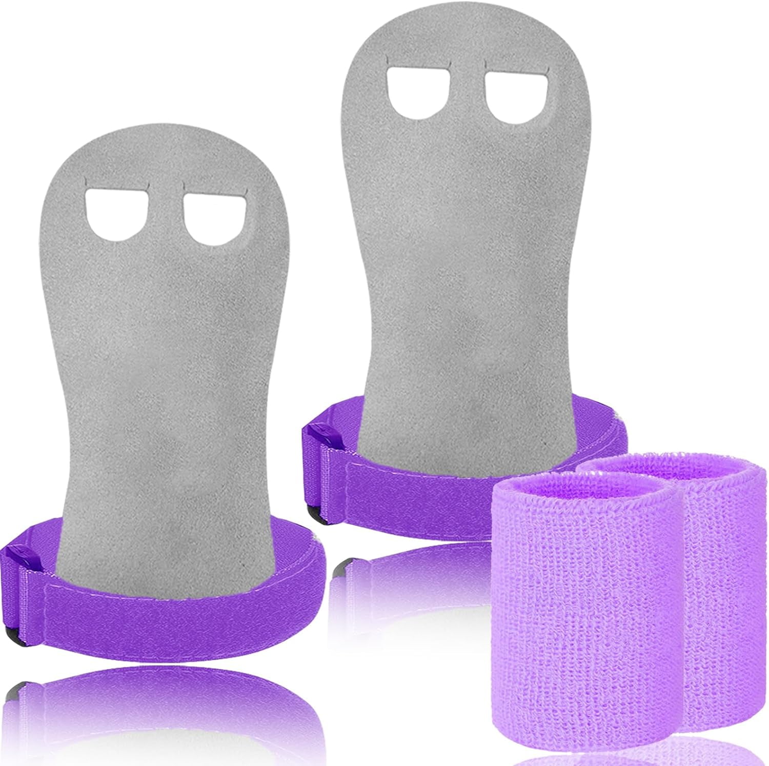 OUDQFCJ Gymnastik Griffe & Armbänder Set - Turn Handschuhe Für Kinder Training