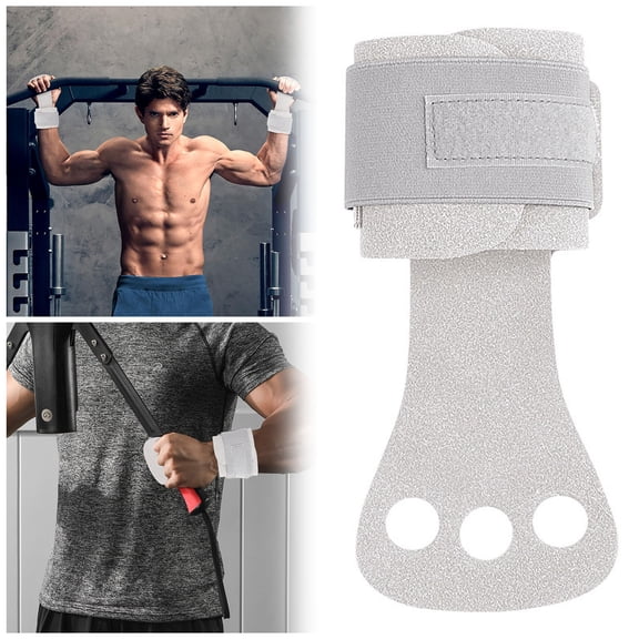 Gymnastics Hand Grips with Three Hole Wrist Support for Enhanced Fiber Grip Guard During Weightlifting and Training
