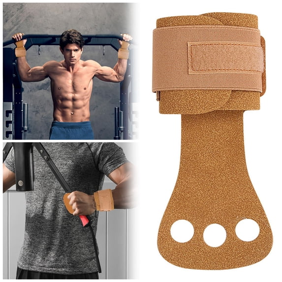 Gymnastics Hand Grips with Three Hole Wrist Support for Enhanced Weightlifting Training and Workouts
