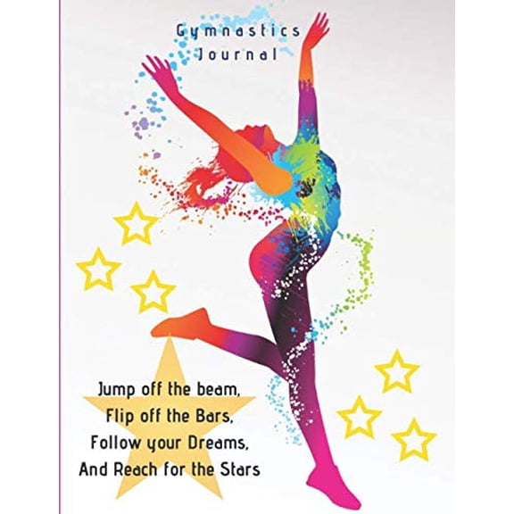 Pre-Owned Gymnastics Journal: Journal for Girls - Gymnasts to record everything about their Details, Team and Coach, Weekly ... Meets Paperback