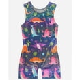 thumbnail image 1 of Gymnastics Leotards for Girls Dinosaur Sparkle Biketard Toddlers Kids Children, 1 of 6