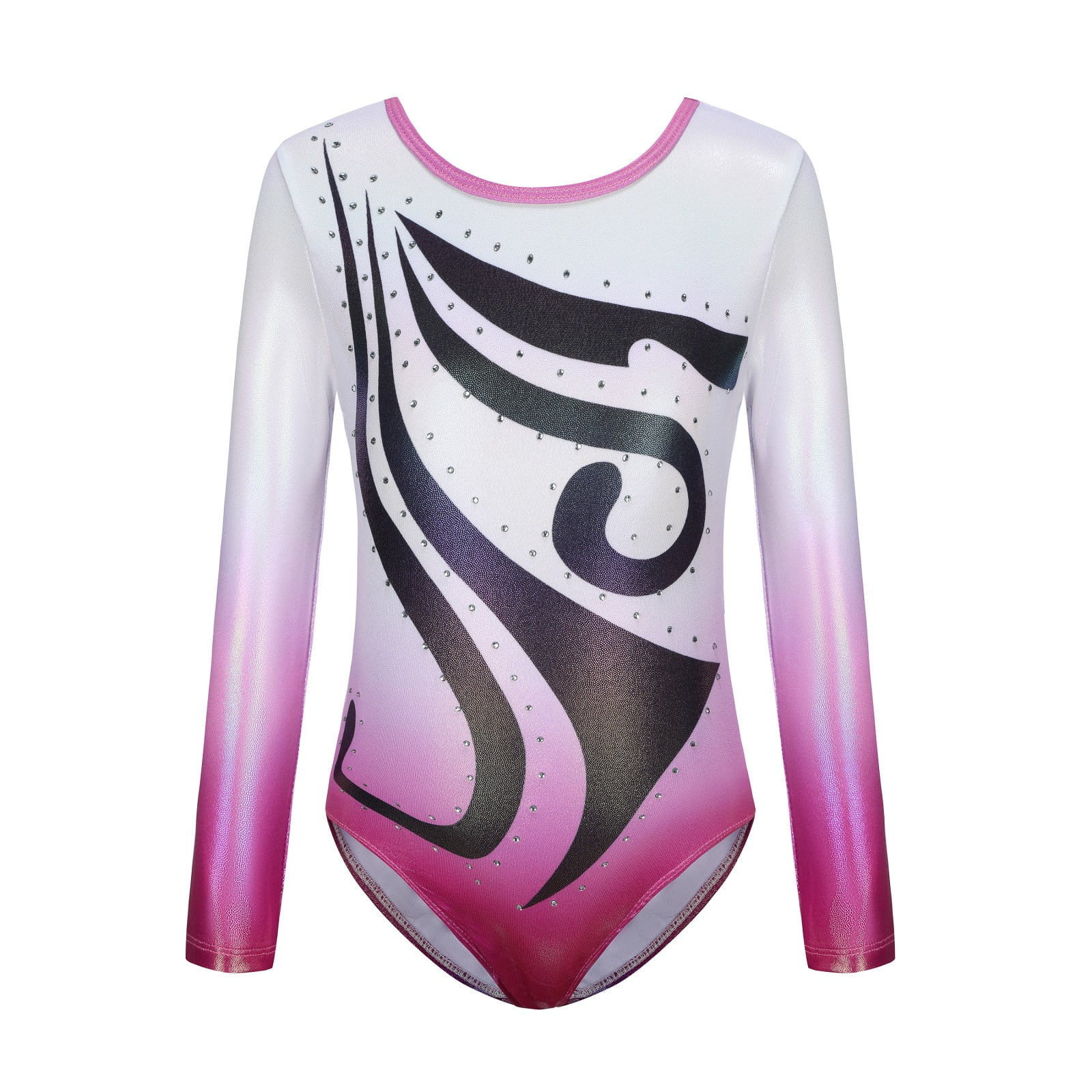 Gymnastics Leotards for Girls Kids Sparkly Diamonds Athletic Ballet