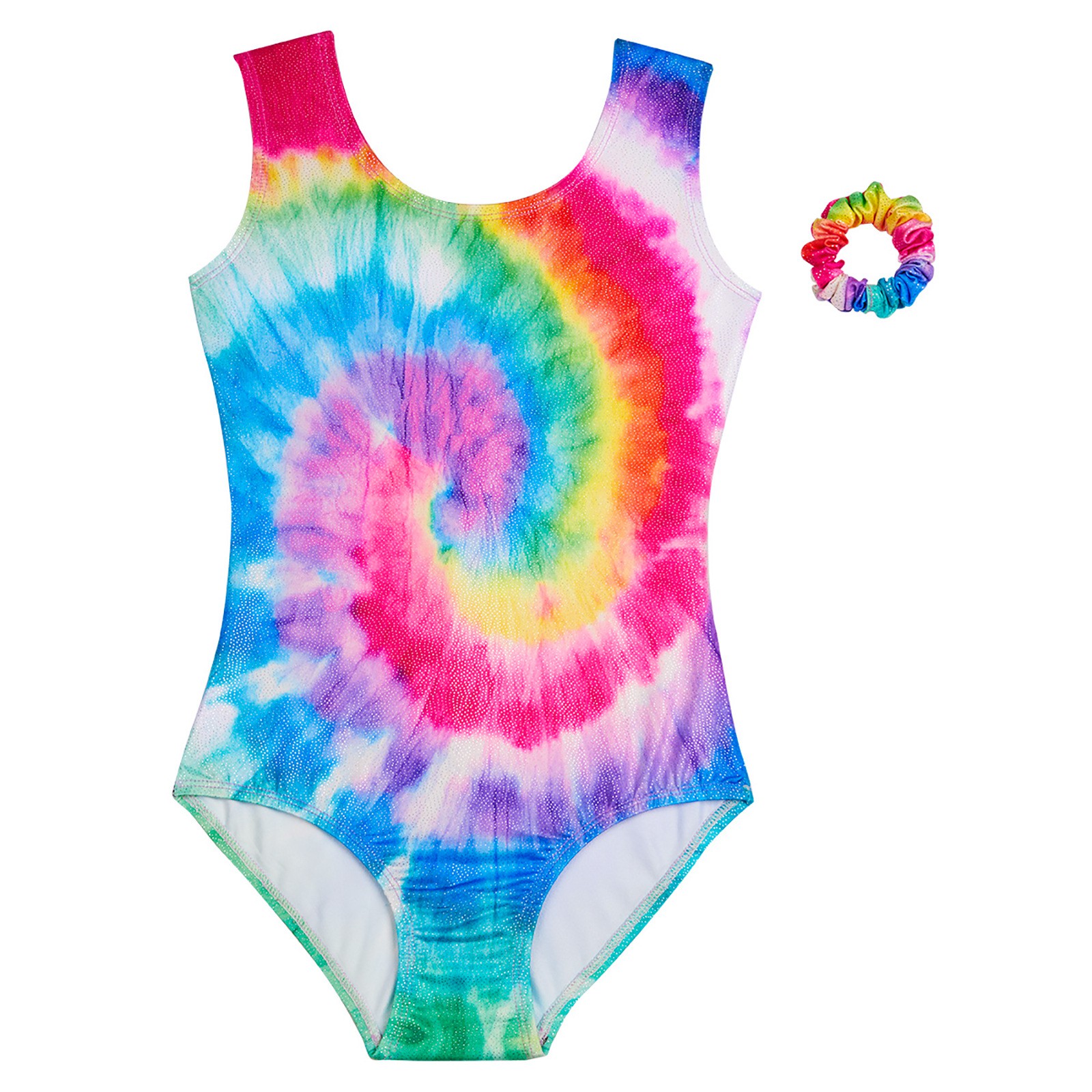 Gymnastics Leotards for Girls OnePiece Sleeveless Sparkly Dancewear