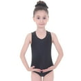 thumbnail image 1 of Gymnastics Leotards for Girls One-piece Sparkle Black Dancing Athletic Leotards 3-14 Years, 1 of 7
