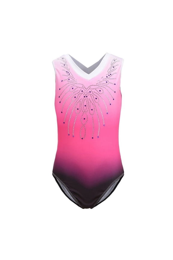 Gymnastics Leotards for Girls Shiny Jewels Kids Athletic Apperal Dance Outfit