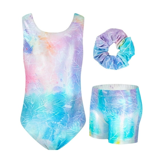 Gymnastics Leotards for Girls Sparkle Hollow Back One-piece Design Leotards for Girls Gymnastics