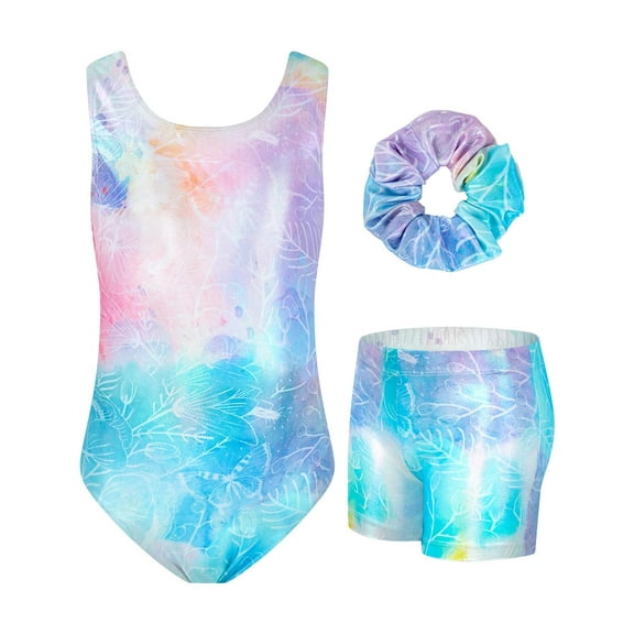 Gymnastics Leotards for Girls Sparkle Hollow Back One-piece Design Leotards for Girls Gymnastics