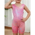 thumbnail image 1 of Gymnastics Leotards for Girls Sparkly Hearts Ballet Unitard with Shorts One-Piece Biketards Outfits for Toddler 2-8T, 1 of 5