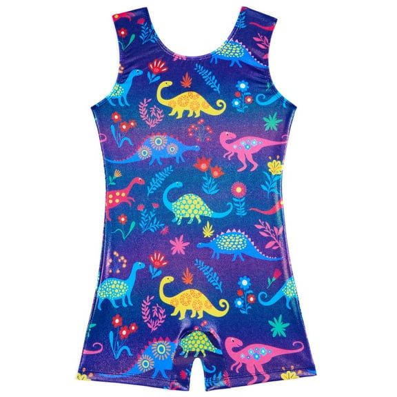 Gymnastics Leotards for Little Girl Big Girls with Shorts Toddlers Biketards Dance Unitard 3-14 Years