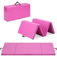 thumbnail image 1 of Gymnastics Mat, Thick Folding Kids' Gymnastic Tumbling Mat with Carrying Handles, 1 of 4