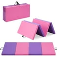 thumbnail image 1 of Gymnastics Mat, Thick Folding Kids' Gymnastic Tumbling Mat with Carrying Handles, 1 of 4