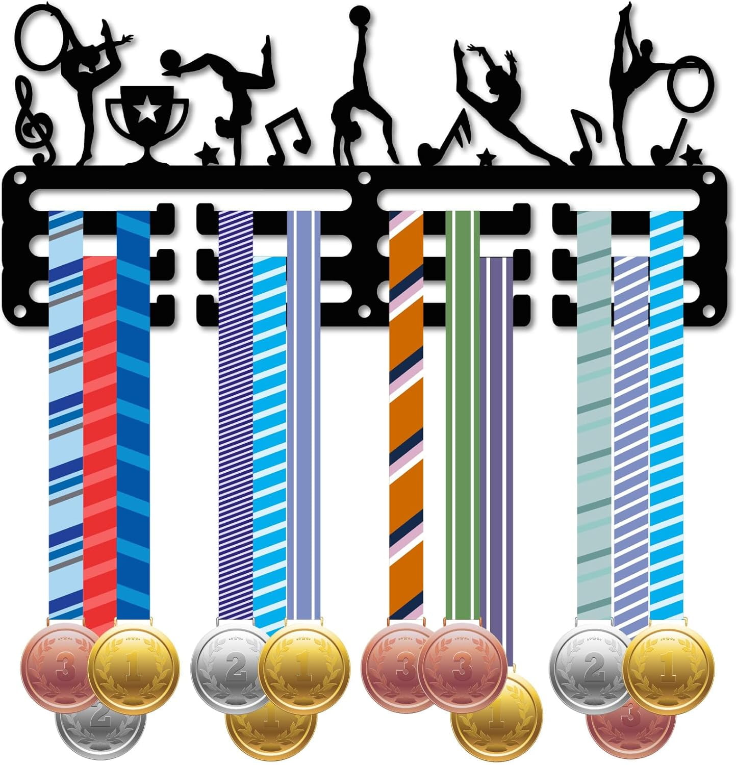 Gymnastics Medal Display Sports Medal Holder Hanger Competition Awards ...
