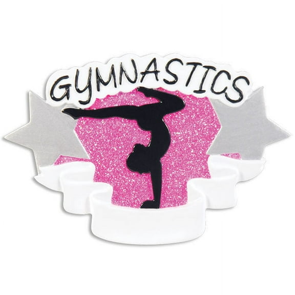 Gymnastics Personalized Christmas Ornament DO-IT-YOURSELF
