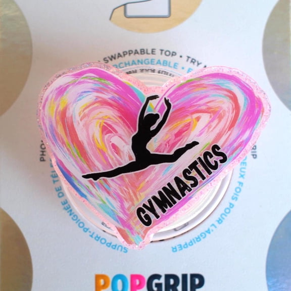 Gymnastics Resin , Handmade Acrylic Phone Grip