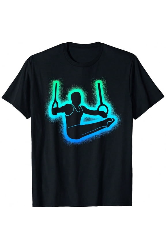 Gymnastics Sports Rings Boys Gymnast T-Shirt.JPG