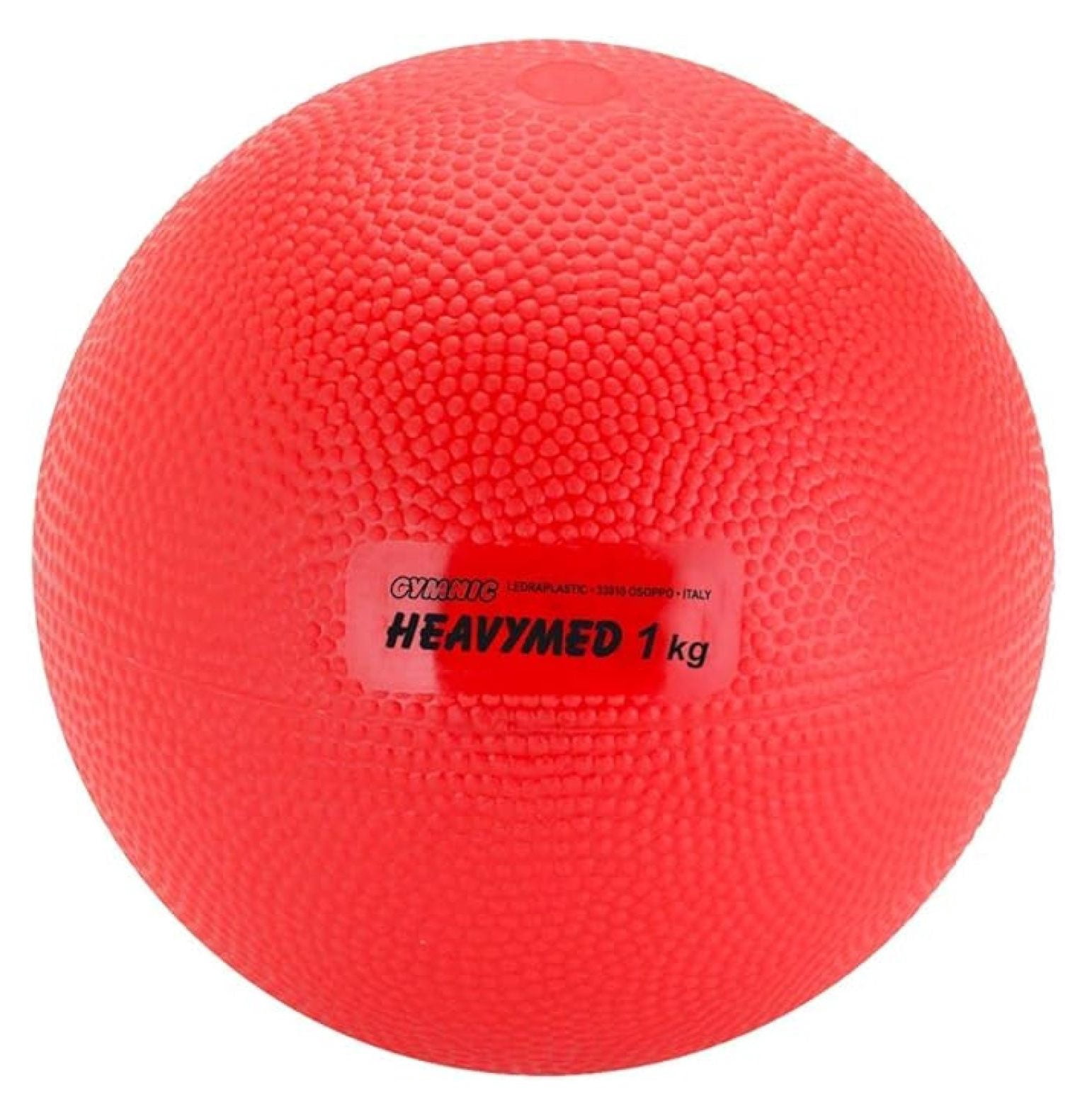 Gymnic Heavymed Medicine Ball - Weighted Exercise & Physical Therapy Ball - Strength, Balance, Core - Latex Free Vinyl - Multiple Weights & Colors