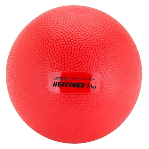 Gymnic Heavymed Medicine Ball - Weighted Exercise & Physical Therapy Ball - Strength, Balance, Core - Latex Free Vinyl - Multiple Weights & Colors