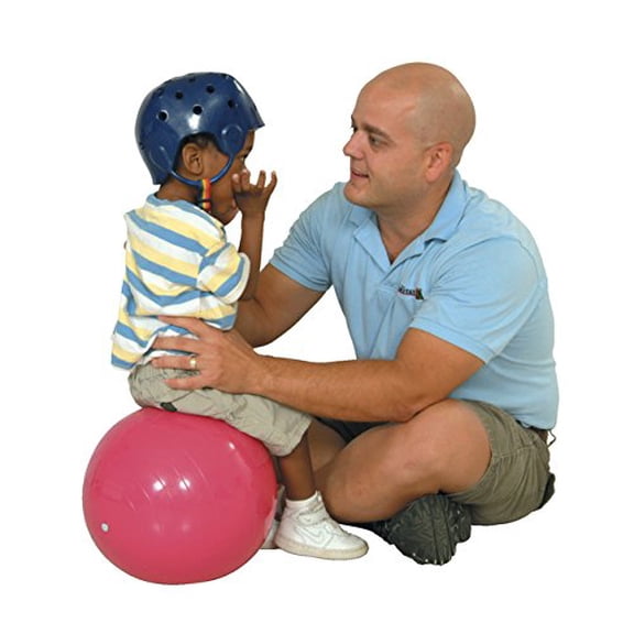Gymnic Physio Balance Therapy Ball, 12 Inch, Pink, Holds 300 Pounds