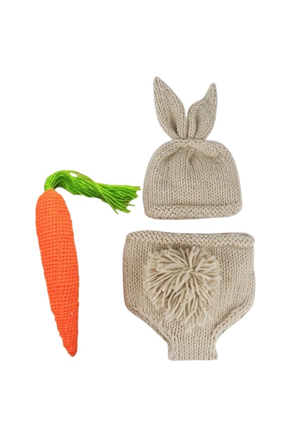 Bunny Hat Pants Outfit Multi 1 Set 4.72X4.72X0.39in
