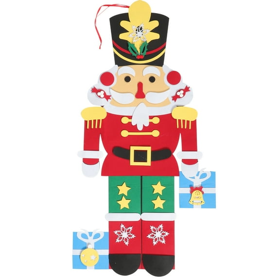 Gymnture 1 Set Xmas Nutcracker Decor Christmas Tree Decor Felt Nutcracker Decor Christmas Nutcracker Decor