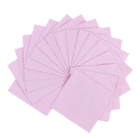 Gymnture 100pc Microfiber Jewelry Cleaning Cloth for Watches & Silverware