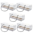 thumbnail image 1 of LABSERRON 10Pcs White Cake Boxes Durable Bakery Packing Cases with Handle for Storage, 1 of 10