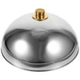 thumbnail image 1 of Gymnture 12.5" Stainless Steel Steaming Dome Cover - Golden Bead, 1 of 11