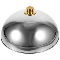 Gymnture 12.5" Stainless Steel Steaming Dome Cover - Golden Bead