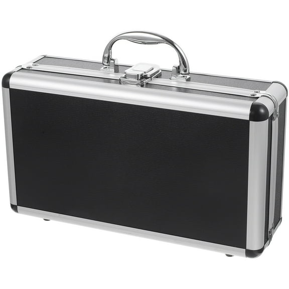 Gymnture 12" Aluminum Lock Briefcase w/ Foam - Portable Tool/Laptop Case for Men