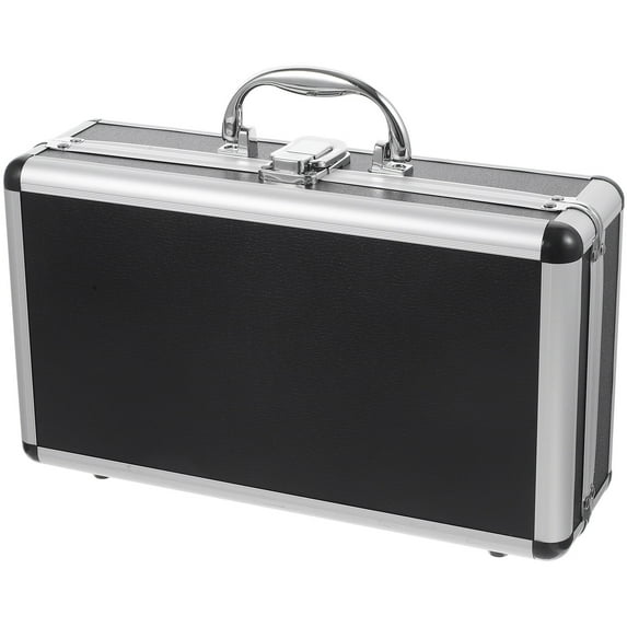 Gymnture 12" Aluminum Lock Briefcase w/ Foam - Portable Tool/Laptop Case for Men