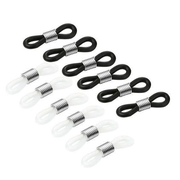 Gymnture 12 Pcs Glasses Chain Rubber Ring Eyeglass Chain Holder