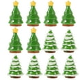thumbnail image 1 of Gymnture 12 Resin Mini Christmas Tree Figurines for Fairy Garden and Dollhouse Decoration, 1 of 10