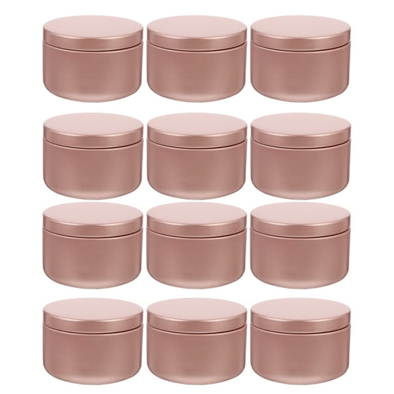 Gymnture 12PCS Aluminum Empty Tins with Screw Lid for DIY Salve Storage