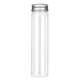 thumbnail image 1 of Transparent Plastic Test Tubes with Aluminum Screw Caps for Holding Use 110ml, 1 of 9