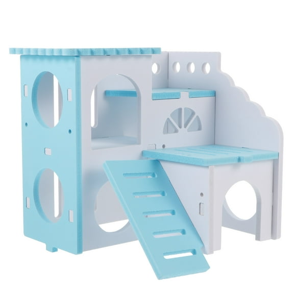 Gymnture 2-Layer Hamster Hideout House Climbing Toy for Small Pets