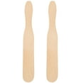 Gymnture 2 Wood Butter Spatulas Cake Cream Scraper Decorating Frosting