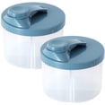 thumbnail image 1 of Gymnture 2 pcs Baby Formula Dispenser Milk Powder Dispenser Four-Compartment Formula Container, 1 of 10