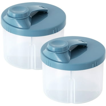 Gymnture 2 pcs Baby Formula Dispenser Milk Powder Dispenser Four-Compartment Formula Container