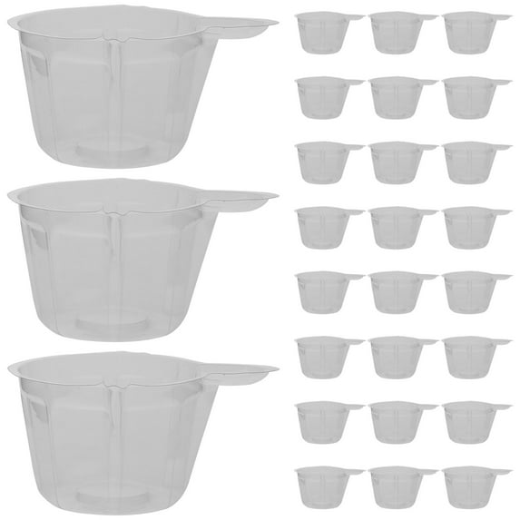 Gymnture 200x 40ml Clear Epoxy Resin Mixing Cups for Jewelry Making