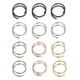 thumbnail image 1 of Gymnture 20G Double Nose Hoop Ring for Single Piercing Spiral Nose Ring Hoop, 1 of 10