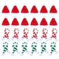 thumbnail image 1 of Gymnture 24pcs Christmas Hat Scarf Champagne Bottles Decoration Christmas Party Supplies, 1 of 10