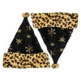 thumbnail image 1 of Gymnture 2PCS Sequin Christmas Santa Hat Leopard Print Trim Hat for Adults Sparkling Plush Xmas Hat for Festive Holiday Celebrations Black, 1 of 10