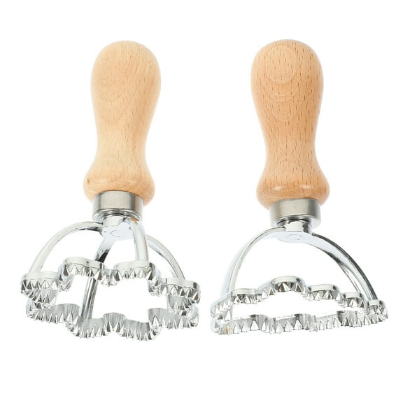 Gymnture 2-Piece Ravioli Stamp and Pasta Press Dumpling Mold Pierogi Maker for Homemade Cooking