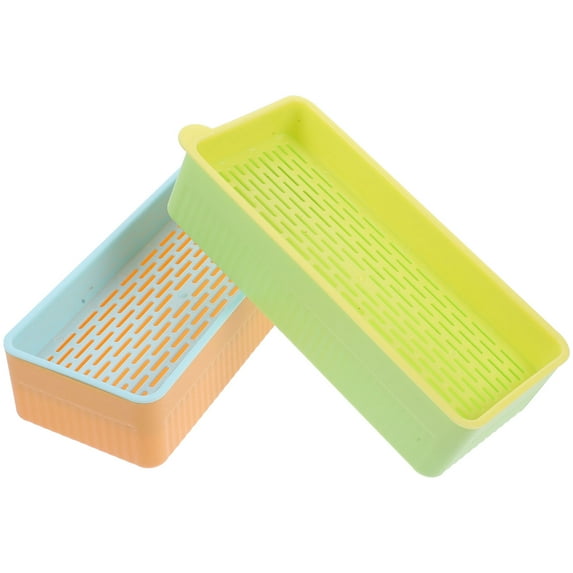 Gymnture 2pcs Plastic Cat Grass Planter Tray for Hydroponic Cat Planting