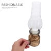 Gymnture 2pcs Retro Kerosene Lamp Led Kerosene Lantern Handheld Led Candle Lamp For Indoor Vintage Led Kerosene Light Decorative Light For Home