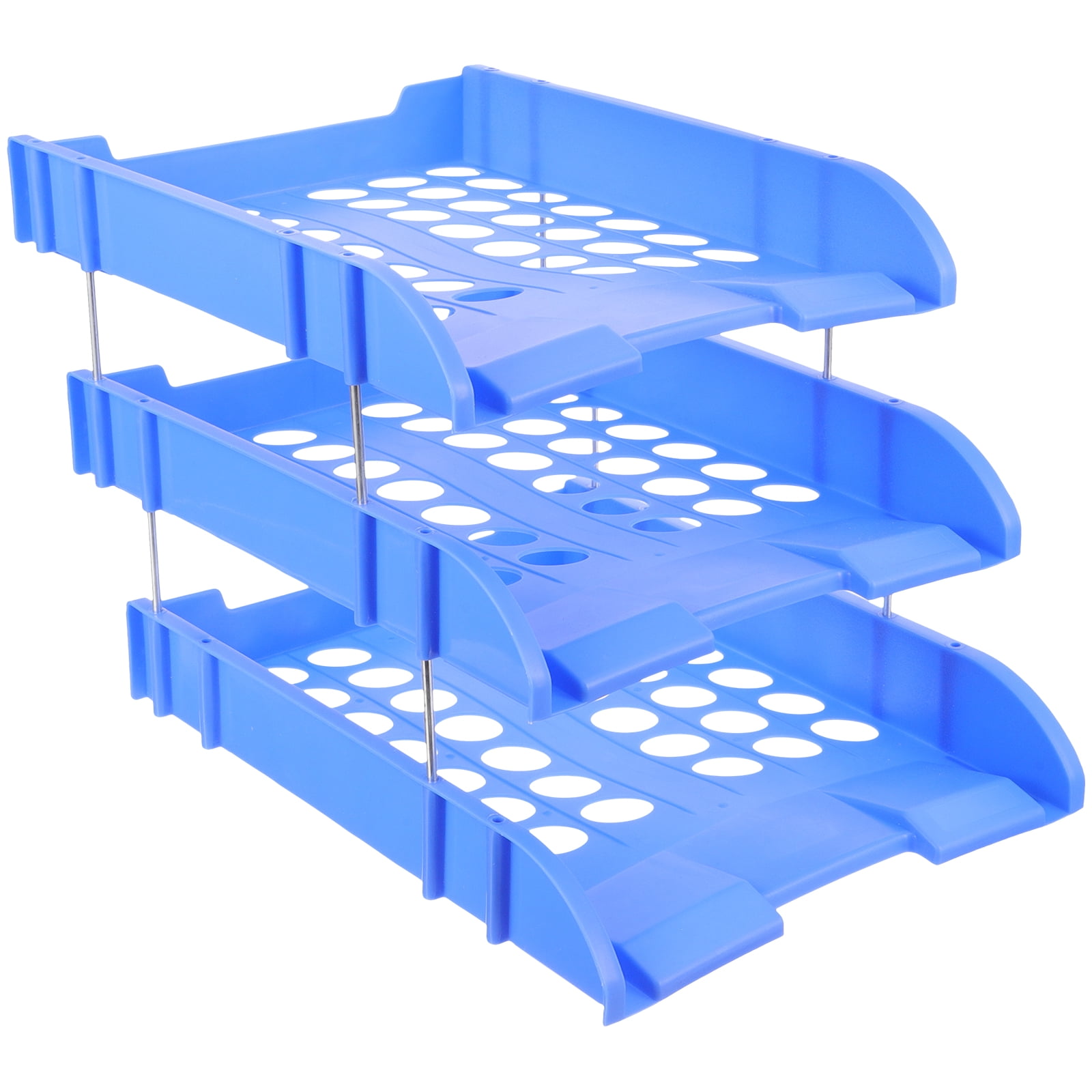 Gymnture 3-Tier Desk Letter Organizer Tray Mesh File Paper Sorter ...