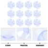 Gymnture 30pcs Double Sided Suction Cups For Glass Table Tops Transparent Non-Slip Pads Suction Cups For Glass Table Tops Double Sided Sucker Cups 20mm