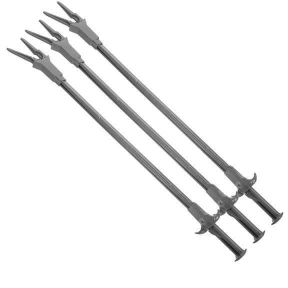 Gymnture 3Pcs Long Handle Aquarium Tongs for Reptile Feeding & Plant Clip