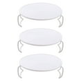 thumbnail image 1 of Gymnture 3pc Microwave Plate Stacker Multi-functional Rack Tray with Handle, 1 of 11