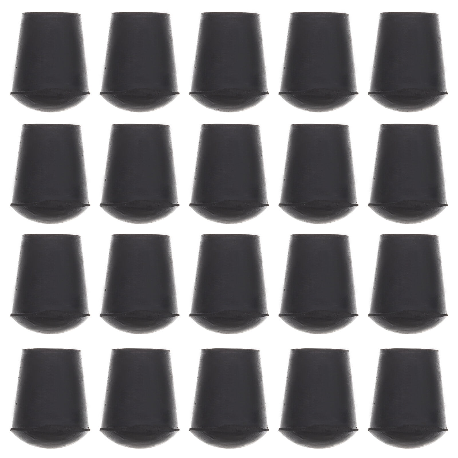 Gymnture 40pcs Silicone Chair Leg Caps Furniture Floor Protectors Black ...